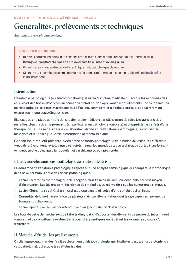 Anatomie pathologique — page 3