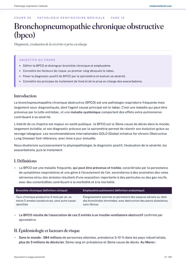 Pathologie respiratoire — page 9