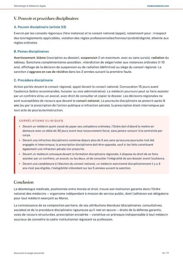 Médecine légale et déontologie — page 10